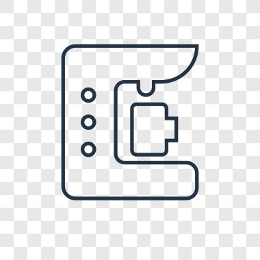 kahve makinesi simgesini modaya uygun bir tasarım tarzı. kahve makinesi simgesini şeffaf arka plan üzerinde izole. kahve makinesi vektör simgesi basit ve modern düz simgesi web sitesi, mobil, logo, app, UI. kahve makinesi simge vektör çizim, Eps10.