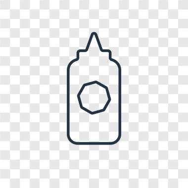 modaya uygun bir tasarım tarzı soslar simgesi. saydam arka plan üzerinde izole soslar simgesi. Soslar simgesi basit vektör ve modern düz UI uygulaması, web sitesi, mobil, logo, sembol. Soslar simge vektör çizim, Eps10.