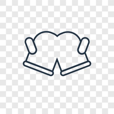 modaya uygun bir tasarım tarzı mitten simgesi. saydam arka plan üzerinde izole mitten simgesi. mitten vektör simgesi basit ve modern düz simgesi web sitesi, mobil, logo, app, UI. mitten simge vektör çizim, Eps10.