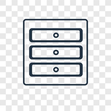 modaya uygun bir tasarım tarzı kabine simgesi. kabine simgesi üzerinde şeffaf arka plan izole. kabine vektör simgesi basit ve modern düz simgesi web sitesi, mobil, logo, app, UI. kabine simge vektör çizim, Eps10.