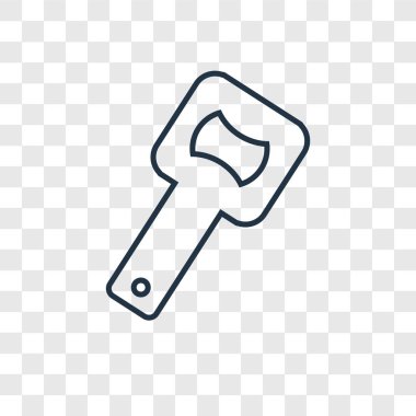 şişe açacağı simgesi modaya uygun bir tasarım tarzı. şişe açacağı simgesi üzerinde şeffaf arka plan izole. şişe açacağı vektör simgesi basit ve modern düz simgesi web sitesi, mobil, logo, app, UI. şişe açacağı simge vektör çizim, Eps10.