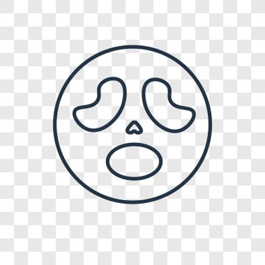 modaya uygun bir tasarım tarzı çığlık simgesi. saydam arka plan üzerinde izole simgesi çığlık. çığlık vektör simgesi basit ve modern düz simgesi web sitesi, mobil, logo, app, UI. simge vektör çizim, Eps10 çığlık.