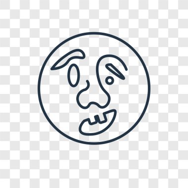 modaya uygun bir tasarım tarzı Quasimodo simgesi. quasimodo simgesi üzerinde şeffaf arka plan izole. Quasimodo vektör simgesi basit ve modern düz simgesi web sitesi, mobil, logo, app, UI. Quasimodo simge vektör çizim, Eps10.