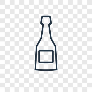 modaya uygun bir tasarım tarzı konyak simgesi. saydam arka plan üzerinde izole konyak simgesi. Konyak vektör simgesi basit ve modern düz simgesi web sitesi, mobil, logo, app, UI. Konyak simge vektör çizim, Eps10.