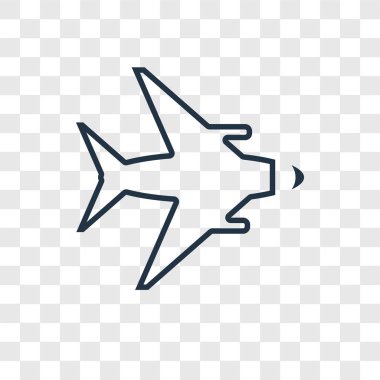 modaya uygun bir tasarım tarzı uçak simgesi. Uçak simgesi üzerinde şeffaf arka plan izole. uçak vektör simgesi basit ve modern düz simgesi web sitesi, mobil, logo, app, UI. Uçak simge vektör çizim, Eps10.