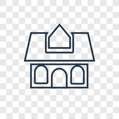 modaya uygun bir tasarım tarzı konak simgesi. Konak simgesi üzerinde şeffaf arka plan izole. Konak vektör simgesi basit ve modern düz simgesi web sitesi, mobil, logo, app, UI. Konak simge vektör çizim, Eps10.