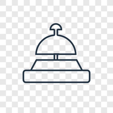 zil simgesini modaya uygun bir tasarım tarzı. zil simgesini şeffaf arka plan üzerinde izole. Çan vektör simgesi basit ve modern düz simgesi web sitesi, mobil, logo, app, UI. Çan simge vektör çizim, Eps10.