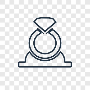 modaya uygun bir tasarım tarzı elmas yüzük simgesi. elmas yüzük simgesi üzerinde şeffaf arka plan izole. elmas yüzük vektör simgesi basit ve modern düz simgesi web sitesi, mobil, logo, app, UI. elmas yüzük simge vektör çizim, Eps10.