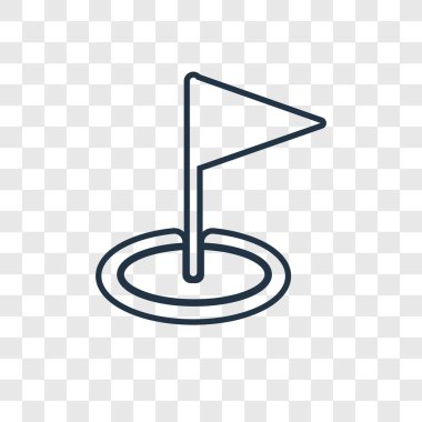 modaya uygun bir tasarım tarzı PIN simgesi. PIN simgesi üzerinde şeffaf arka plan izole. PIN vektör simgesi basit ve modern düz simgesi web sitesi, mobil, logo, app, UI. PIN simge vektör çizim, Eps10.