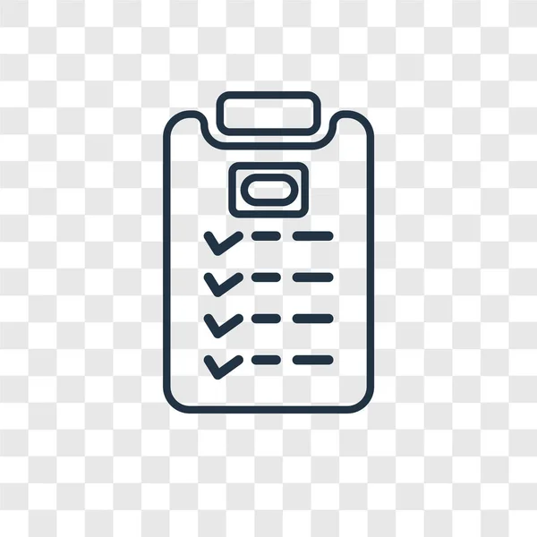 Aufgabe Symbol Trendigen Design Stil Tasksymbol Isoliert Auf Transparentem Hintergrund — Stockvektor