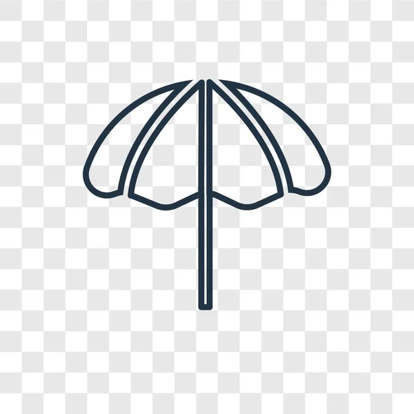 Иконка Зонтика Модном Стиле Дизайна Значок Зонта Изолирован Прозрачном Фоне — стоковый вектор