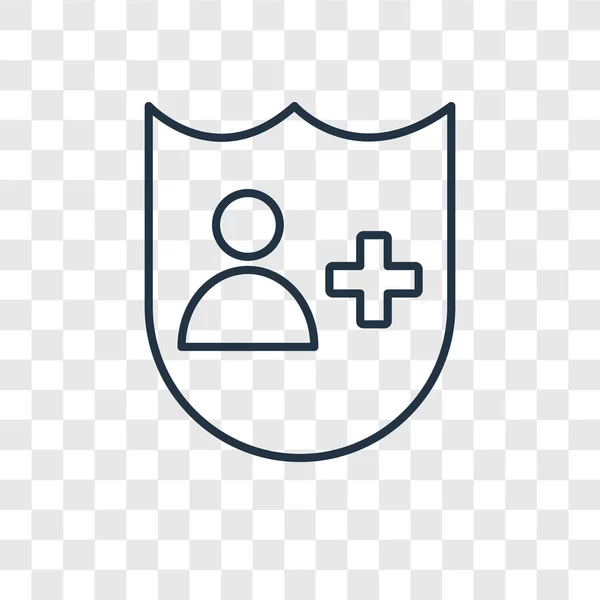 Versicherungsikone Trendigen Design Stil Versicherungssymbol Isoliert Auf Transparentem Hintergrund Versicherungsvektorsymbol — Stockvektor