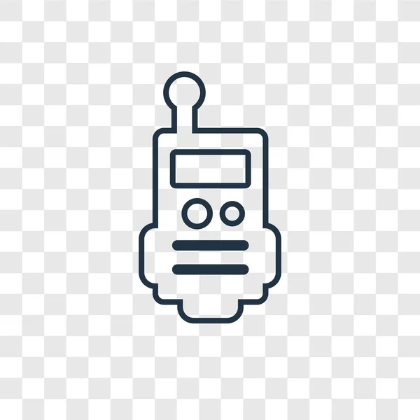 Walkie Talkie Icono Estilo Diseño Moda Walkie Talkie Icono Aislado — Vector de stock