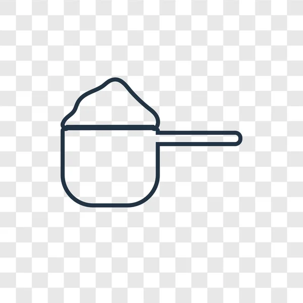 Иконка Scoop Модном Стиле Дизайна Иконка Scoop Изолирована Прозрачном Фоне — стоковый вектор