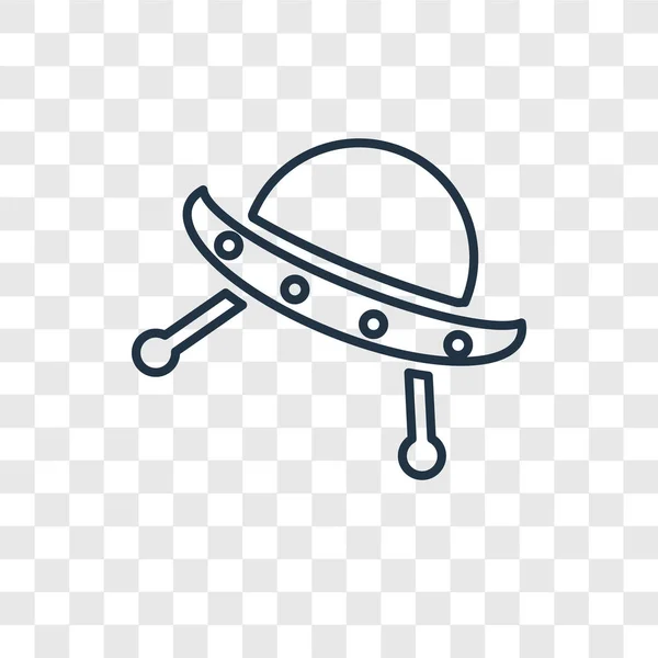 Icono Del Ufo Estilo Diseño Moda Icono Ufo Aislado Sobre — Vector de stock