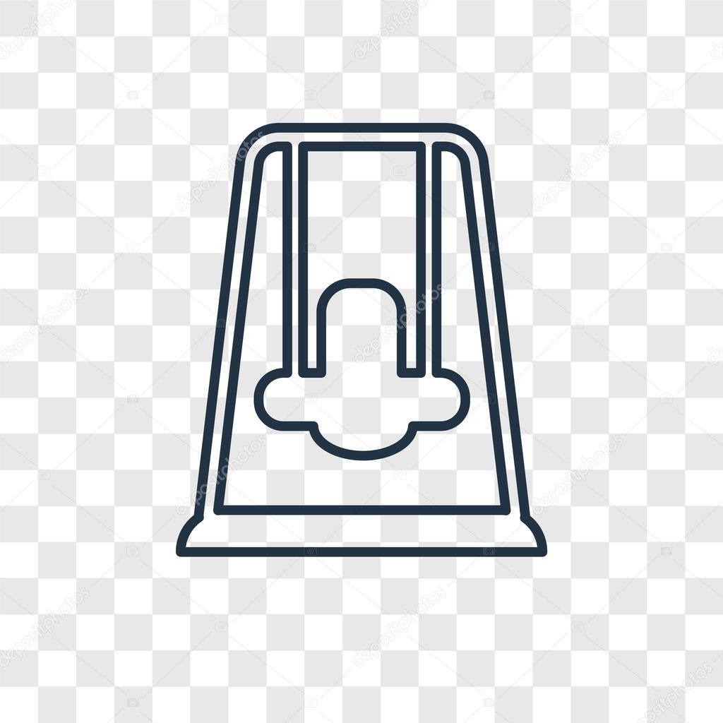 swings icon in trendy design style. swings icon isolated on transparent background. swings vector icon simple and modern flat symbol for web site, mobile, logo, app, UI. swings icon vector illustration, EPS10.