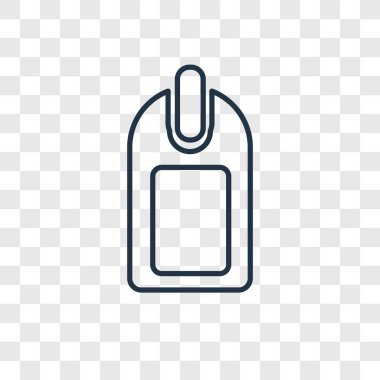 modaya uygun bir tasarım tarzı bir ses etiketi simgesi. bir ses etiketi simgesi üzerinde şeffaf arka plan izole. etiket vektör simgesi basit ve modern düz simgesi web sitesi, mobil, logo, app, UI. Etiket simge vektör çizim, Eps10.