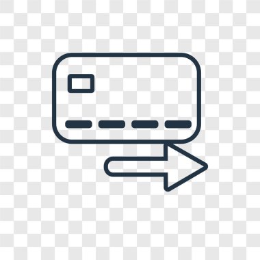 CIT kartı simgesine modaya uygun bir tasarım tarzı. CIT kartı simgesi üzerinde şeffaf arka plan izole. CIT kartı vektör simgesi basit ve modern düz simgesi web sitesi, mobil, logo, app, UI. CIT kartı simge vektör çizim, Eps10.