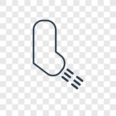 modaya uygun bir tasarım tarzı beyin simgesi. saydam arka plan üzerinde izole beyin simgesi. beyin vektör simgesi basit ve modern düz simgesi web sitesi, mobil, logo, app, UI. beyin simge vektör çizim, Eps10.