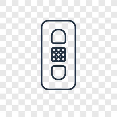 modaya uygun bir tasarım tarzı sakız simgesi. saydam arka plan üzerinde izole sakız simgesi. Sakız vektör simgesi basit ve modern düz simgesi web sitesi, mobil, logo, app, UI. Sakız simge vektör çizim, Eps10.