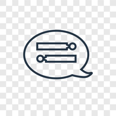 sohbet simgesi modaya uygun bir tasarım tarzı. sohbet simgesi üzerinde şeffaf arka plan izole. sohbet vektör simgesi basit ve modern düz simgesi web sitesi, mobil, logo, app, UI. sohbet simgesi vektör çizim, Eps10.