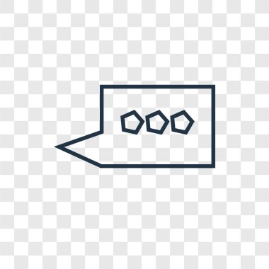 sohbet simgesi modaya uygun bir tasarım tarzı. sohbet simgesi üzerinde şeffaf arka plan izole. sohbet vektör simgesi basit ve modern düz simgesi web sitesi, mobil, logo, app, UI. sohbet simgesi vektör çizim, Eps10.