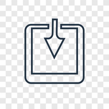 gelen kutusu simgesini modaya uygun bir tasarım tarzı. gelen kutusu simgesini şeffaf arka plan üzerinde izole. gelen kutusu vektör simgesi basit ve modern düz simgesi web sitesi, mobil, logo, app, UI. gelen kutusu simge vektör çizim, Eps10.