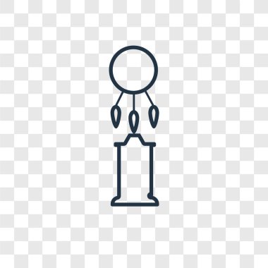 modaya uygun bir tasarım tarzı Dreamcatcher simgesi. saydam arka plan üzerinde izole dreamcatcher simgesi. Dreamcatcher vektör simgesi basit ve modern düz simgesi web sitesi, mobil, logo, app, UI. Dreamcatcher simge vektör çizim, Eps10.