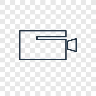 modaya uygun bir tasarım tarzı CCTV simgesi. cctv simgesi üzerinde şeffaf arka plan izole. CCTV vektör simgesi basit ve modern düz simgesi web sitesi, mobil, logo, app, UI. CCTV simge vektör çizim, Eps10.