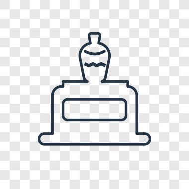 modaya uygun bir tasarım tarzı heykel simgesi. saydam arka plan üzerinde izole heykel simgesi. heykel vektör simgesi basit ve modern düz simgesi web sitesi, mobil, logo, app, UI. heykel simge vektör çizim, Eps10.