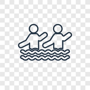 Aqua Spor salonu simgesi modaya uygun bir tasarım tarzı. aqua spor salonu simgesi üzerinde şeffaf arka plan izole. Aqua spor vektör simgesi basit ve modern düz simgesi web sitesi, mobil, logo, app, UI. Aqua Spor salonu simge vektör çizim, Eps10.