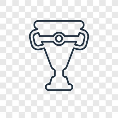 modaya uygun bir tasarım tarzı kadeh simgesi. saydam arka plan üzerinde izole kadeh simgesi. kadeh vektör simgesi basit ve modern düz simgesi web sitesi, mobil, logo, app, UI. kadeh simge vektör çizim, Eps10.