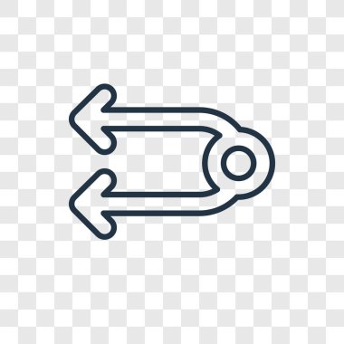 modaya uygun bir tasarım tarzı döngüsü simgesi. saydam arka plan üzerinde izole döngüsü simgesi. çevrim vektör simgesi basit ve modern düz simgesi web sitesi, mobil, logo, app, UI. döngüsü simge vektör çizim, Eps10.