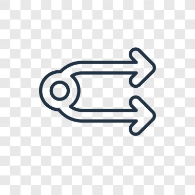 modaya uygun bir tasarım tarzı döngüsü simgesi. saydam arka plan üzerinde izole döngüsü simgesi. çevrim vektör simgesi basit ve modern düz simgesi web sitesi, mobil, logo, app, UI. döngüsü simge vektör çizim, Eps10.