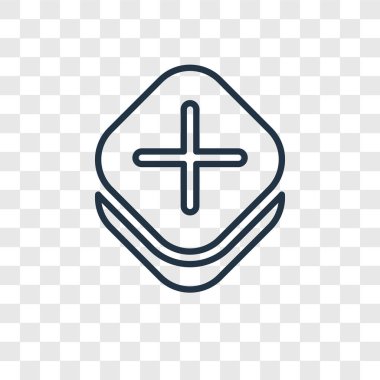 modaya uygun bir tasarım tarzında simgesini ekleyin. saydam arka plan üzerinde izole simgesini ekleyin. vektör simge basit eklemek ve modern düz UI uygulaması, web sitesi, mobil, logo, sembol. simge vektör çizim, Eps10 Ekle.