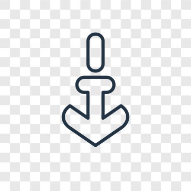 Download Icon modaya uygun bir tasarım tarzı. saydam arka plan üzerinde izole simgesini indirin. download vektör simgesi basit ve modern düz simgesi web sitesi, mobil, logo, app, UI. indir simge vektör çizim, Eps10.