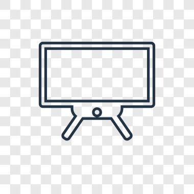 modaya uygun bir tasarım tarzı TV simgesi. saydam arka plan üzerinde izole tv simgesi. TV vektör simgesi basit ve modern düz simgesi web sitesi, mobil, logo, app, UI. TV simge vektör çizim, Eps10.