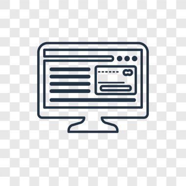 modaya uygun bir tasarım tarzı Web simgesi. saydam arka plan üzerinde izole web simgesi. Web vektör simgesi basit ve modern düz simgesi web sitesi, mobil, logo, app, UI. Web simge vektör çizim, Eps10.