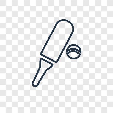 modaya uygun bir tasarım tarzı kriket simgesi. saydam arka plan üzerinde izole kriket simgesi. Kriket vektör simgesi basit ve modern düz simgesi web sitesi, mobil, logo, app, UI. Kriket simge vektör çizim, Eps10.