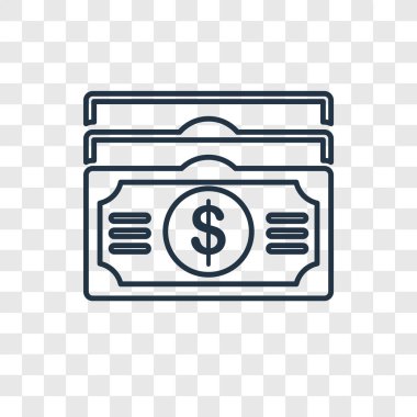 modaya uygun bir tasarım tarzı dolar simgesi. saydam arka plan üzerinde izole dolar simgesi. Doları vektör simgesi basit ve modern düz simgesi web sitesi, mobil, logo, app, UI. Doları simge vektör çizim, Eps10.