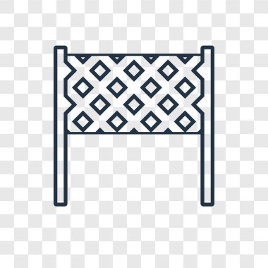 voleybol net simgesi modaya uygun bir tasarım tarzı. voleybol net simgesi üzerinde şeffaf arka plan izole. voleybol net vektör simgesi basit ve modern düz simgesi web sitesi, mobil, logo, app, UI. voleybol net simge vektör çizim, Eps10.