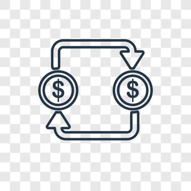 modaya uygun bir tasarım tarzı Satım simgesi. saydam arka plan üzerinde izole simgesi değişimi. vektör simgesi basit ve modern düz için Borsası sembolü web sitesi, mobil, logo, app, UI. simge vektör çizim, Eps10 değişimi.