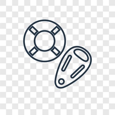 modaya uygun bir tasarım tarzı kurtarıcı simgesi. saydam arka plan üzerinde izole kurtarıcı simgesi. Kurtarıcı vektör simgesi basit ve modern düz simgesi web sitesi, mobil, logo, app, UI. Kurtarıcı simge vektör çizim, Eps10.