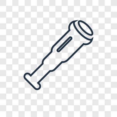 modaya uygun bir tasarım tarzı antika teleskop simgesi. antika teleskop simgesi üzerinde şeffaf arka plan izole. antika teleskop vektör simgesi basit ve modern düz simgesi web sitesi, mobil, logo, app, Kullanıcı arabirimi.