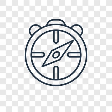 modaya uygun bir tasarım tarzı büyük pusula simgesini. büyük pusula simgesini şeffaf arka plan üzerinde izole. büyük pusula vektör simgesi basit ve modern düz simgesi web sitesi, mobil, logo, app, UI. büyük pusula simgesini vektör çizim, Eps10.