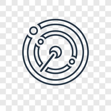 radar algılama simgesi modaya uygun bir tasarım tarzı. radar algılama simgesi üzerinde şeffaf arka plan izole. radar algılama vektör simgesi basit ve modern düz simgesi web sitesi, mobil, logo, app, UI. radar algılama simge vektör çizim, Eps10.