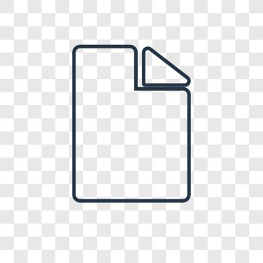 modaya uygun bir tasarım tarzı dosya simgesi. dosya simgesini şeffaf arka plan üzerinde izole. dosya vektör simgesi basit ve modern düz simgesi web sitesi, mobil, logo, app, UI. dosya simge vektör çizim, Eps10.