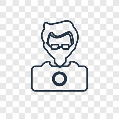 modaya uygun bir tasarım tarzı programcı simgesi. saydam arka plan üzerinde izole programcı simgesi. Programcı vektör simgesi basit ve modern düz simgesi web sitesi, mobil, logo, app, UI. Programcı simge vektör çizim, Eps10.