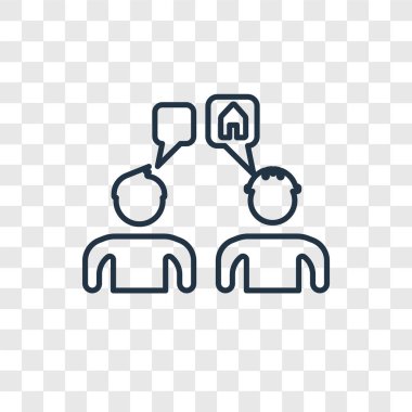 sohbet simgesi modaya uygun bir tasarım tarzı. sohbet simgesi üzerinde şeffaf arka plan izole. sohbet vektör simgesi basit ve modern düz simgesi web sitesi, mobil, logo, app, UI. sohbet simgesi vektör çizim, Eps10.