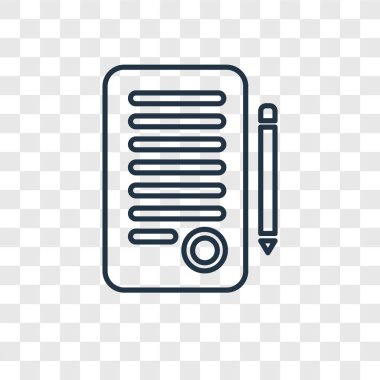 modaya uygun bir tasarım tarzı belge simgesi. Belge simgesi üzerinde şeffaf arka plan izole. Belge vektör simgesi basit ve modern düz simgesi web sitesi, mobil, logo, app, UI. belgeyi simge vektör çizim, Eps10.